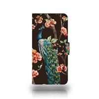 Samsung Galaxy A6 Plus 2018 Design Hoesje Pauw met Bloemen
