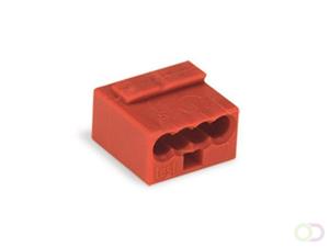 Wago MICRO PUSH-WIRE CONNECTOR FOR JUNCTION BOXES 4-CONDUCTOR TERMINAL BLOC