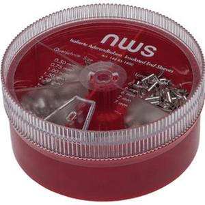 NWS 144-BS-1400 Assortiment adereindhulzen 0.50 mm² - 2.50 mm² Zilver 1400 stuk(s)