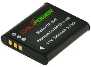 Chilipower Li-50B accu voor Olympus - 1000mAh