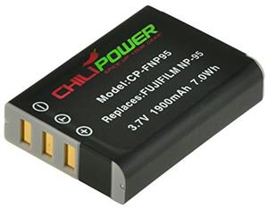Chilipower NP-95 accu voor Fujifilm - 1900mAh