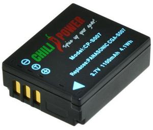 Chilipower CGA-S007 accu voor Panasonic - 1100mAh