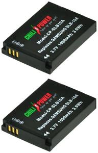 Chilipower SLB-10A / SBL-10A accu voor Samsung - 1050mAh - 2-Pack