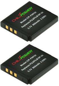 Chilipower NP-50 accu voor Fujifilm - 950mAh - 2-Pack