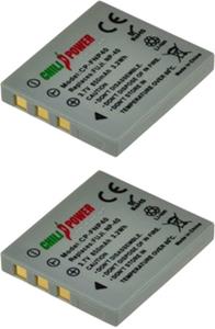 Chilipower NP-40 accu voor Fujifilm - 850mAh - 2-Pack
