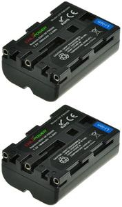 Chilipower NP-FM500H accu voor Sony - 1800mAh - 2-Pack