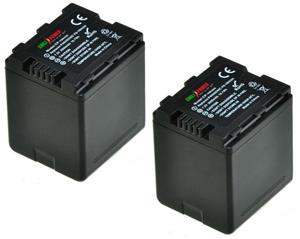 Chilipower VW-VBN260 accu voor Panasonic - 2600mAh - 2-Pack