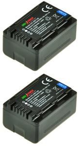 Chilipower VW-VBT190 accu voor Panasonic - 2100mAh - 2-Pack