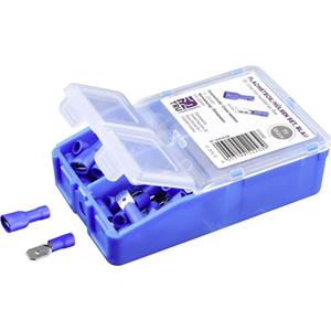 trucomponents TRU COMPONENTS Quetschverbinder-Sortiment 1.50mm² 2.50mm² Blau 140St.