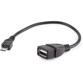 Cablexpert USB OTG-kabel, micro USB, 15 cm