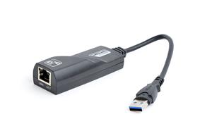 Gembird USB naar RJ45 Gigabit LAN adapter - USB3.0 - 0,10 meter