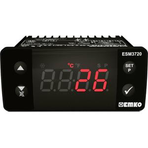 Emko ESM-3720 Tweestanden- en PID-regelaar Temperatuurregelaar Pt100 -50 tot 400 °C Relais 16 A (l x b x h) 65 x 76 x 35 mm