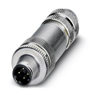 Phoenix Contact - 1521261 Sensor-/actor-data connector M12 Stekker, recht Aantal polen: 4 1 stuks