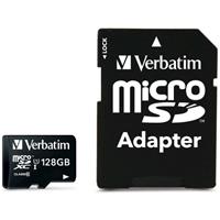 Verbatim Micro SDXC-Speicherkarte 128 GB, Class 10 mit SD-Adapter