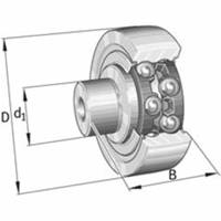 ina Zapfenlaufrollen ZL5201-DRS