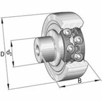 Looprol met tap tweerijig afgedicht ZL5201-DRS