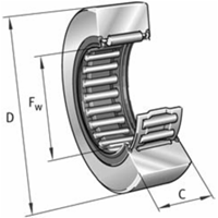 ina Stützrolle Bohrungs-Ø 22mm Außen-Durchmesser 40mm