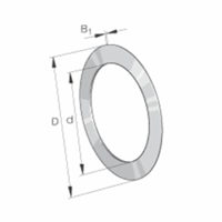 ina Axiallagerscheibe AS1024