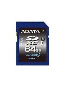 Adata - sd Card 64GB sdhc (uhs-i Class 10) retail (ASDX64GUICL10-R)