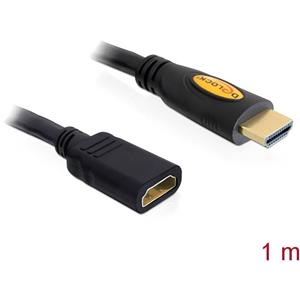 delock HDMI male naar HDMI female, 1 m