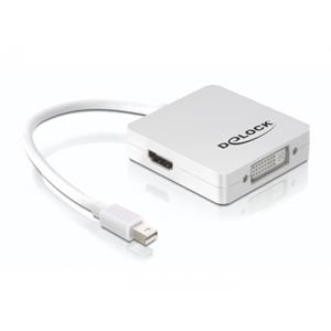 Mini DisplayPort auf HDMI/DVI/DisplayPort - Delock