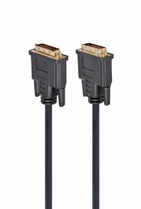 CableXpert DVI-DVI-kabel (dual link), 3 meter lange zwarte kabel. - 