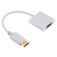 CableXpert DisplayPort 1.1 naar VGA adapter / wit - 0,20 meter
