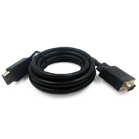 CableXpert DisplayPort 1.1 naar VGA kabel / zwart - 1,8 meter