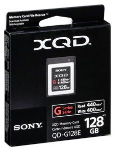 Sony XQD High Speed 120GB R440 W400