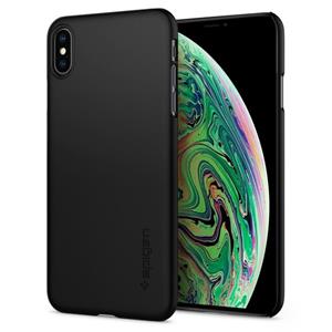 Spigen SGP Thin Fit Case voor iPhone XS Max - Zwart