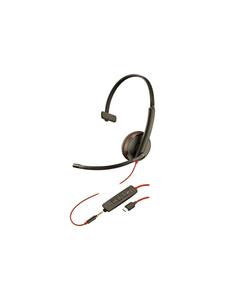 Poly Blackwire 3215. Type product: Headset. Connectiviteitstechnologie: Bedraad. Aanbevolen gebruik: Oproepen/muziek. Frequentiebereik koptelefoon: 20 - 20000 Hz. Gewicht: 118 g. Kleur van het product