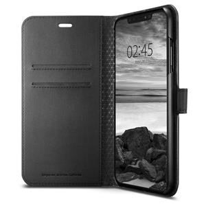 Apple iPhone Xs Max Hoesje Wallet S Zwart