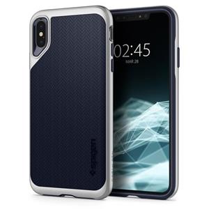 Apple iPhone Xs Max Hoesje Neo Hybrid Zilver