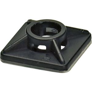 Phoenix Contact WT-BASE LS HF 4 BK Kabelhouder Zelfklevend 3240707 4-voudige invoeging Zwart 100 stuk(s)