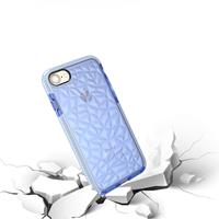 Apple Voor iPhone 6 Plus & 6s Plus Diamond textuur TPU Dropproof beschermende terug Cover Case(Blue)