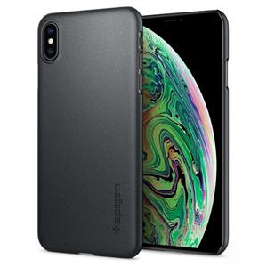 Spigen SGP Thin Fit Case voor iPhone XS Max - Graphite Grijs