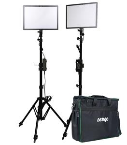 ledgo E268CII Bi-color kit w/ light stands