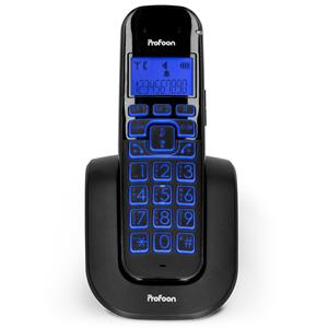 Profoon PDX-2808  Big Button DECT Telefoon Black