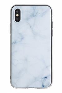 Lunso backcover hoes - iPhone X / XS - Marble Cleo