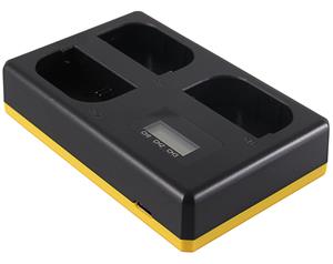 huismerk Triple Lader Canon LP-E6 en LP-E6N - Laadt 3 accu's, ook tegelijkertijd