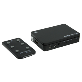 HQ 4-poorts HDMI 1.4 switch met 3D ondersteuning