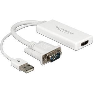 Delock Adapter VGA + Audio naar HDMI