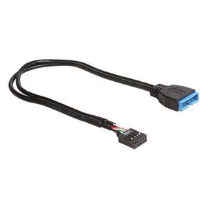 Delock USB 3.0 Pinheader male naar USB 2.0 Pinheader female