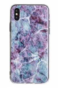 Lunso backcover hoes - iPhone 7 Plus / 8 Plus - Marble Scarlett