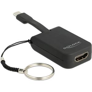 Delock USB-C Adapter naar HDMI 4k 30 Hz sleutelhanger