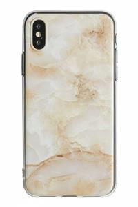 Lunso backcover hoes - iPhone XS Max - Marble Deliah