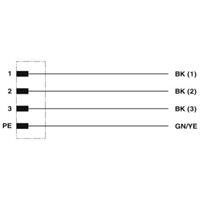 phoenixcontact Phoenix Contact 1408835 Sensor/actuator connector, geassembleerd Aantal polen: 4 1.00 m 1 stuk(s)