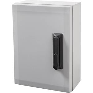 Fibox ARCA 403021S Wandbehuizing, Installatiebehuizing 400 x 300 x 210 Polycarbonaat Lichtgrijs (RAL 7035) 1 stuks