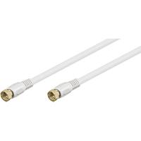 goobay SAT antenna cable (100 % shielded, gold plated) F plug / F plug - Goob