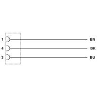 phoenixcontact Phoenix Contact 1403253 Sensor/actuator aansluitkabel Aantal polen: 3 5.00 m 1 stuk(s)